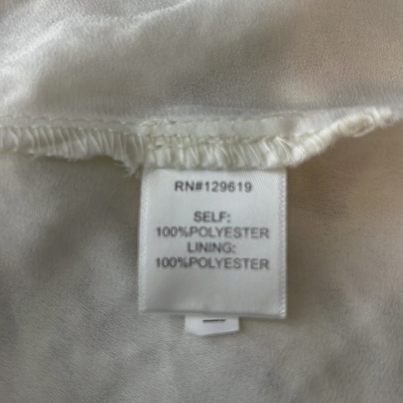 Allie Rose off white wrap cami top, size large - Picture 11 of 12